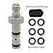 HMKUGO Paintball PCP Quick Filling Charging Probe Replacement Adapter, 9mm OD Air Tool Fitting for Filling Hole with Extra 6 O-Rings