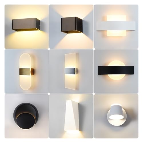 Lámpara LED nórdica moderna con acabado premium negro para interior 3