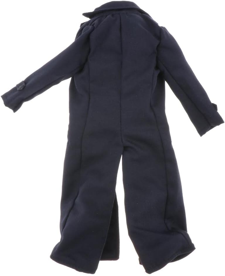 SM SunniMix 1:6 Mens Wind Coat Trench Coat for 12'' Male Action Figures Body DIY Accessory
