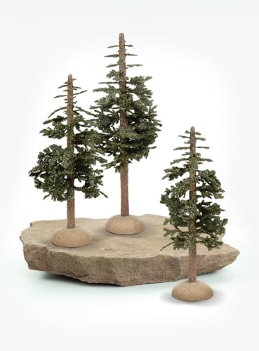 Pino Ponderosa Department 56 miniaturas decorativas árboles de navidad varios tamaños 6