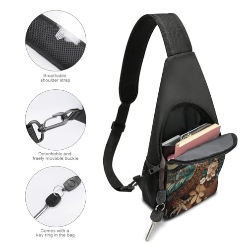 Bolsa bandolera ligera para senderismo y viaje miniatura 4