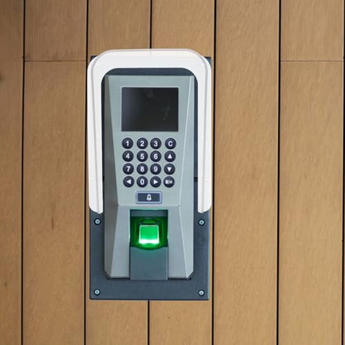 Protector timbre exterior de plástico impermeable contra lluvia para control de acceso 6