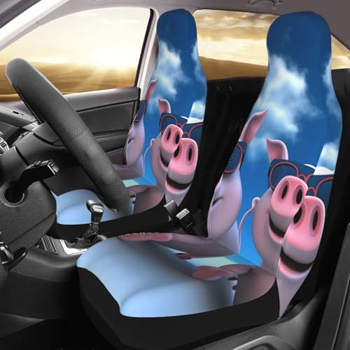 Housse de siège avant de voiture : protégez vos sièges avec humour 3D