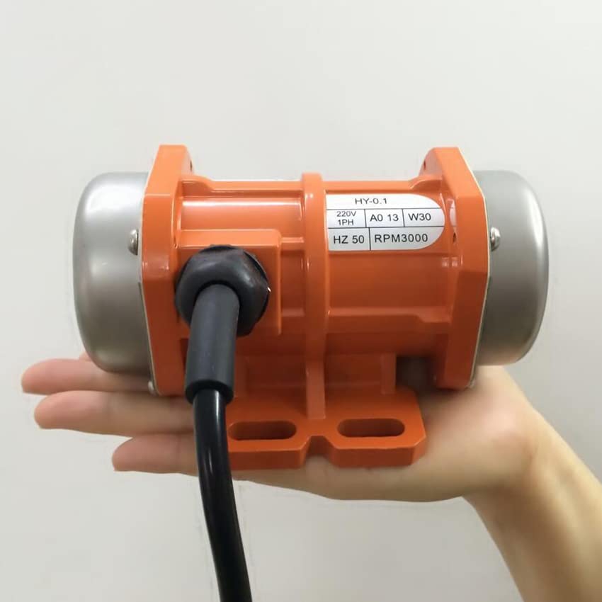 Davitu AC Motor - 30W/40W Vibrating Motor 110V/220V/380V Horizontal Mini Vibration Motor Industrial Vibrator Motor Machine 20kg Vibrating Force - (Speed: 40W)