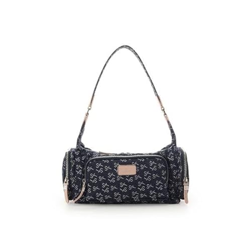 [サマンサタバサ] Denim ST Jacquard ショルダーバッグ ピンク FREE