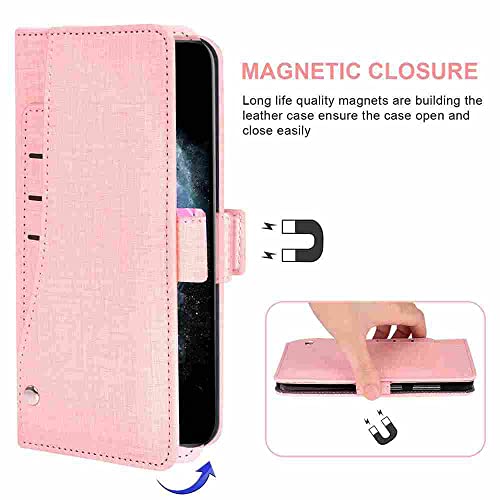 HUADELAI Capa de telefone Folio Carteira para ASUS ZENFONE 7 PRO, Capa Slim Fit de Couro PU Premium