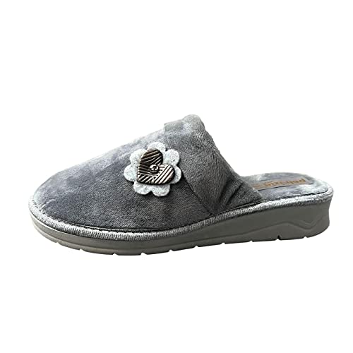 Patrizia Azzi Essentia by Pantoufle femme en laine écologique et parfumée avec huiles essentielles E04, Es 520 Gris, 36 EU Cover