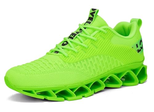 Image of Vooncosir Men's Fashion Sneakers Breathable Mesh Running Shoes Blade Non Slip Soft Sole Casual Athletic Walking Shoes