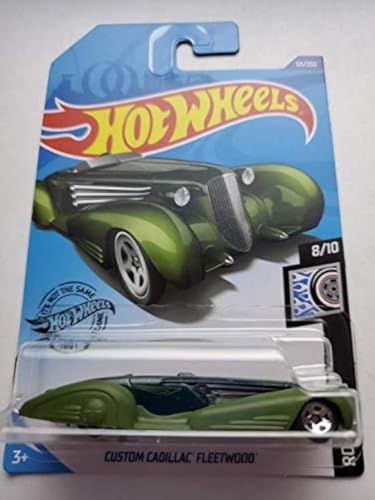 Hot Wheels 2020 Rod Squad Custom Cadillac Fleetwood Verde miniatura 1