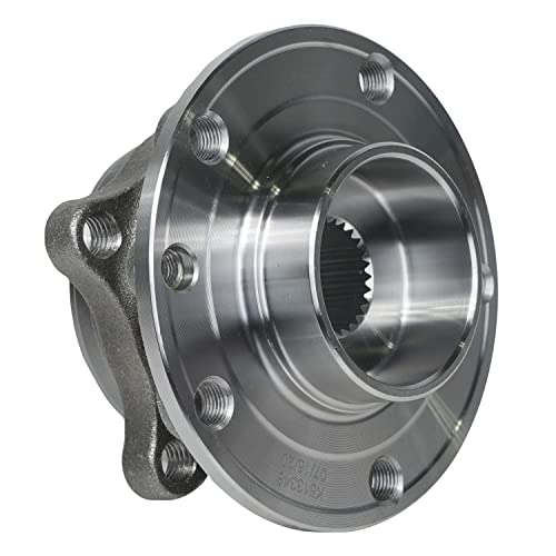 Image of Detroit Axle - 2WD Front Left Driver Side CV Axle Shaft + Wheel