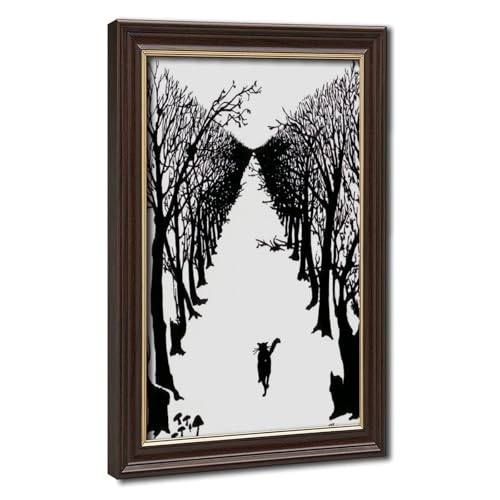 The Cat That Walked toile Kipling pour une décoration de bureau vintage