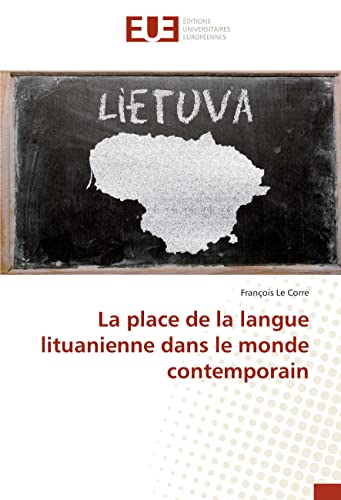 livre La place de la langue lituanienne dans le monde contemporain
