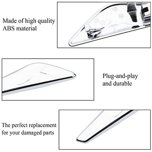 Front Fender Panel Side Marker Finisher Trim Fit For Bmw X3 X4 F25 F26 2013-2017 51117338570 51117338569 #TOP1