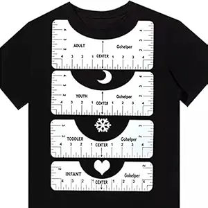 myaddiction G54Pc T-Shirt Alignment Tool - Centering Tool Vinyl T Shirt Ruler Guide Design Crafts | Scrapbooking & Paper Crafts | Scrapbooking | Scrapbooking Tools | Other Scrapbooking Tools