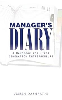 Paperback Manager's Diary: A Handbook for First Generation Entrepreneurs Book