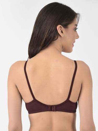 Image of Softline Women's Cotton Rich Wire-Free Non-Padded Round-Neck Bra Combo | Seamless & Breathable Fabric for All-Day Comfort | Smooth Fit & Everyday Support (Pack of 2)