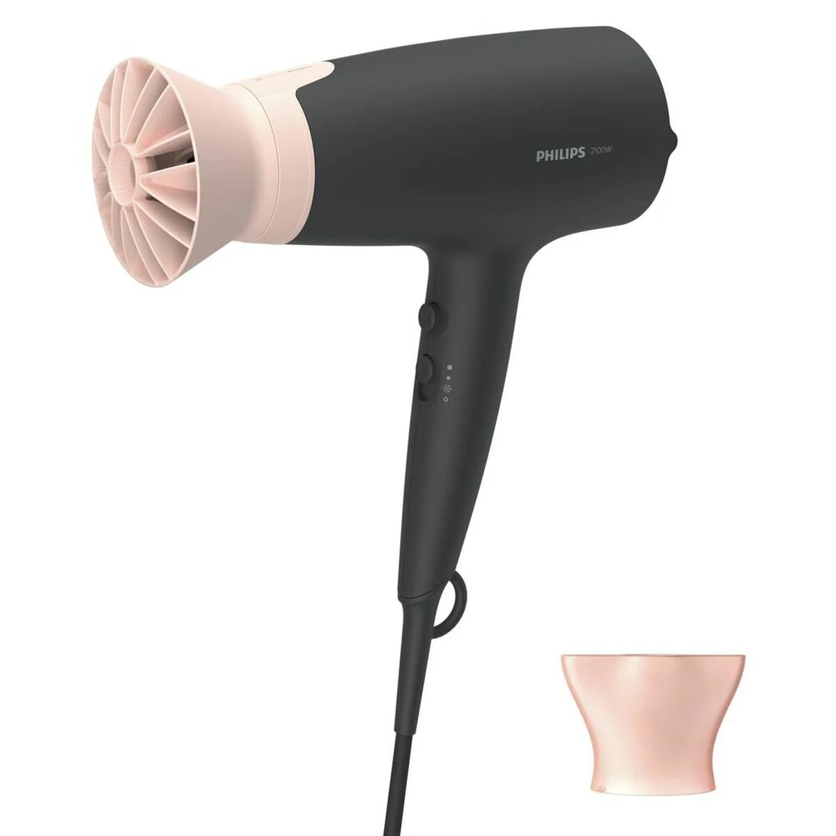 Series 3000 hair dryer with Thermo Protect attachment - 2100W, ionization function, 6 heat and speed levels (model BHD350/10)