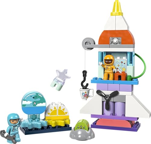 Image of LEGO DUPLO 3in1 Space Shuttle Adventure Rocket Ship for Toddlers 10422