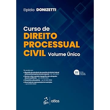 Capa do livro Curso de Direito Processual Civil - Volume Único