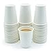 TashiBox White Paper Hot Coffee Cups, Disposable Paper beverages Cups 12oz 120 pack