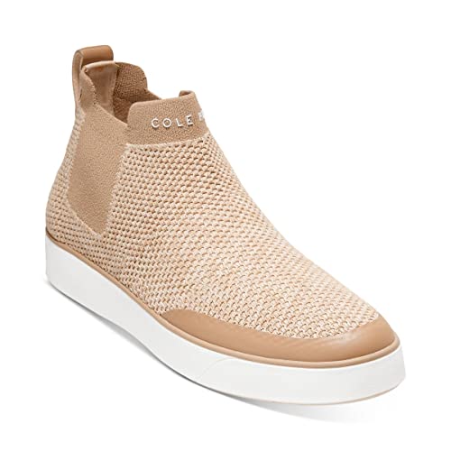 Cole Haan Nantucket Chelsea Knit Bootie Birch/Oat Knit 9 B (M) #TOP22