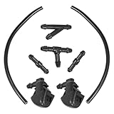 Windshield Washer Nozzle Assembly Hood Wiper Fluid Nozzle Fits For Car 2009 2010 2011 2012 2013 2014 2015