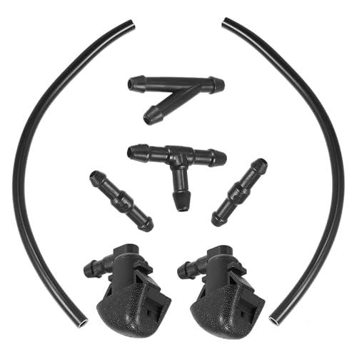 Windshield Washer Nozzle Assembly Hood Wiper Fluid Nozzle Fits For Car 2009 2010 2011 2012 2013 2014 2015