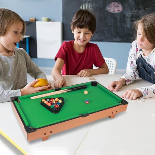 Billard-Spieltisch, Billiard Tisch Für Kinder, Tischtennisplatte, Verstellbarer Billardtisch Kickertisch Für Kinder, Pädagogischer Lerntisch Zur Unterhaltung, Familien-Billardtisch Zum Entspannen – Bild 3