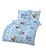 Produktbild Bettwäsche 135x200 2teilig | Kinderbettwäsche im Faultier Design | Kuschelige Winterbettwäsche | Tier Bettwäsche 135x200 aus 100% Baumwolle