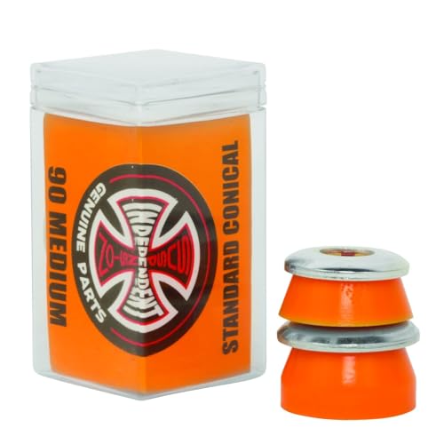 INDEPENDENT - INDEPENDENT TRUCK BUSHINGS Standard Conical Cushions Medium 90a ORN Skateboard by Independent