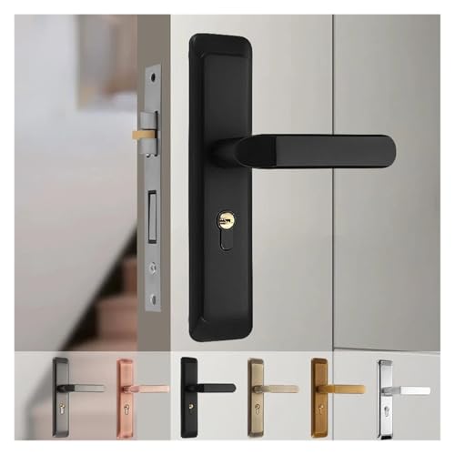 Manija de acero inoxidable engrosada Huanggu para puerta de dormitorio 4