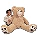 Produktbild bananair Riesen Teddybär XXL, 100 bis 340 cm - Kuschelig und Flauschig, Versicherte Umarmungen - XXL Kuscheltier, Geburtstage, Zimmerdekoration (Beige, 160 cm)