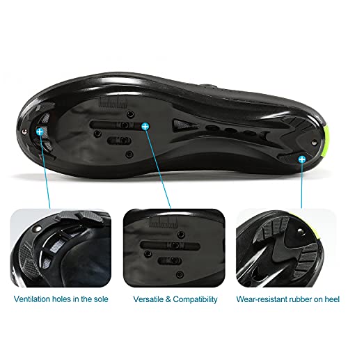 Image of Santic Men's Cycling Shoes Road Cycling Riding Shoes Road Bike Shoes with Buckle- Roadway New