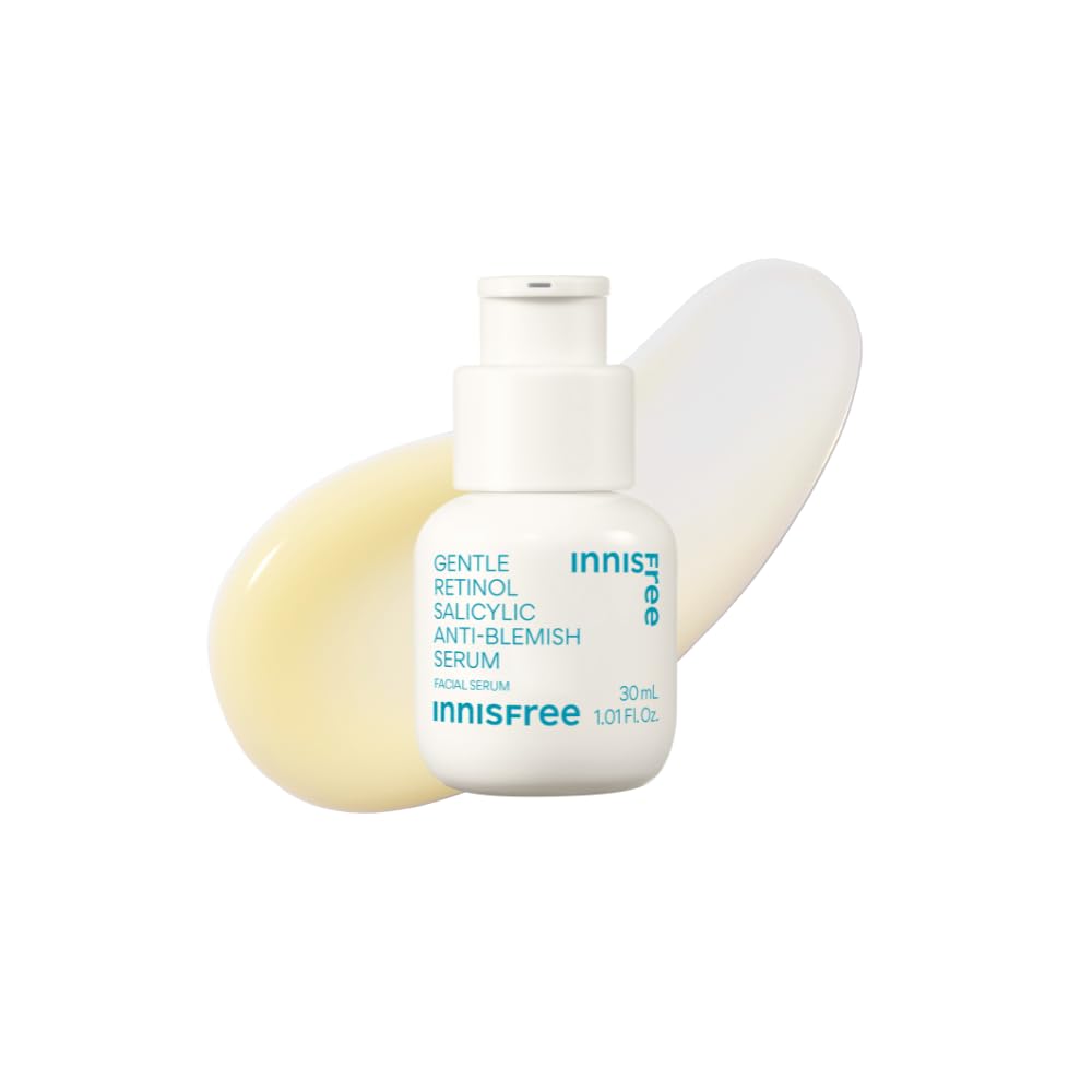 INNISFREE Gentle Retinol Salicylic Anti-Blemish Serum, Brightening Korean Serum, Reducing blemishes & Fading post-acne marks