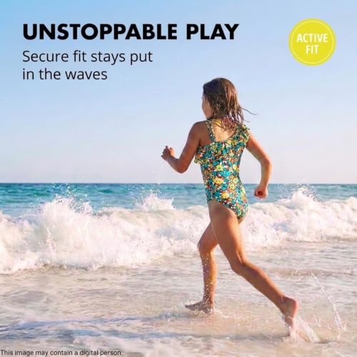 Image of Kanu Surf Girls Morgan Floral Ruffle 1-Shoulder 1-piece Swimsuit