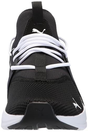 PUMA Men's Softride Enzo Evo Cross Training Shoes, Black-White, 132