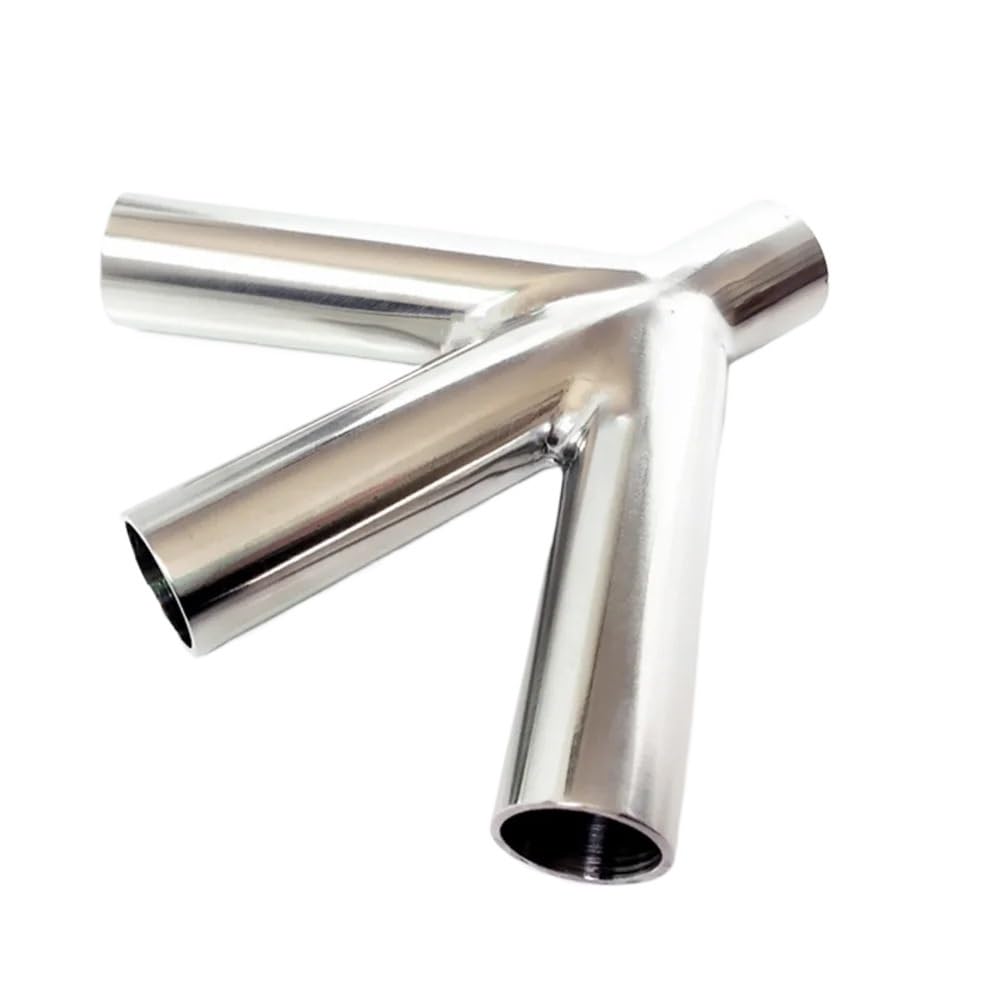 Conector de desvío industrial de instalación de tuberías de cuatro vías tipo Y de acero inoxidable 304 Accesorios industriales(25mm)