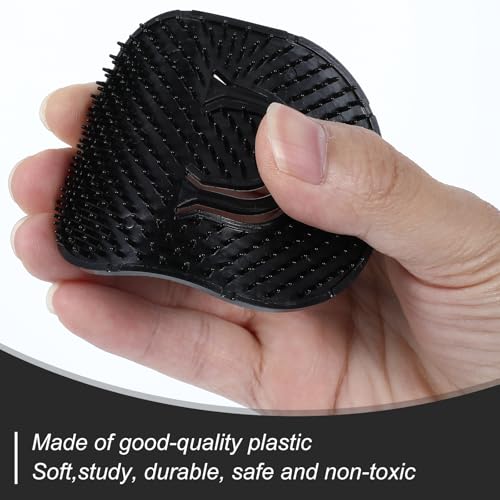 Peines de bolsillo Thinp pack 6 para hombre negro miniatura 2