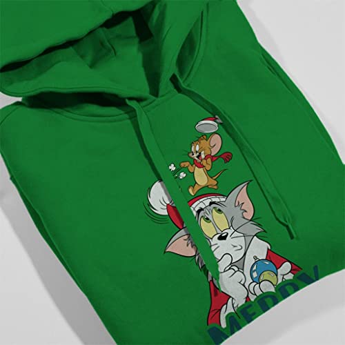 Sweat à capuche Tom et Jerry enfant pour Noël pull fêtes