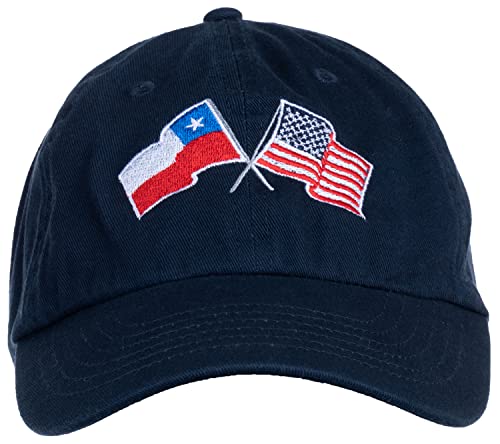 Image of Ann Arbor T-shirt Co. American Friendship Nations Flag Baseball Low Profile Dad Hat for Men Women