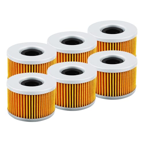 �I�[�g�o�C���i�I�C���t�B���^�[ CM250 CM400 CM450E CMX 450 Rebel CX400 CX500 Custom CX650 Gl500 Silverwing GL650(6pcs yellow)