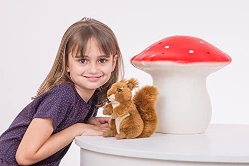 Teddy Hermann 90818 wiewiórka 17 cm, przytulanka z wypełnieniem z recyklingu