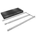 Uniflasy Grill Parts Replacement for Weber Genesis Silver Grill, Genesis Silver B C, Genesis Platinum B C, Weber 900 (Side Control),28 1/8" Stainless Steel Burner,22.5" Porcelain Steel Flavorizer Bars
