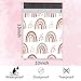 Whaline 100Pcs Boho Rainbow Poly Mailers 10 x 13 Inch Pink Polka Dot Packaging Bags Waterproof Self Seal Mailing Envelope Bags for Small Business Clothing Packing Moving Supplies