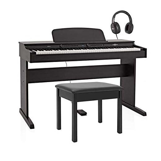 DP-6 Pianoforte Digitale con Panca di Gear4music