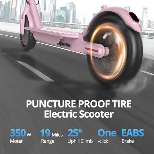 Roinside Pink Foldable Scooter