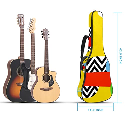 Housse de transport étanche pour guitare avec bandoulière réglable Motif abstrait coloré, Multicolore 01., 42.9×16.9×4.7… - Les Beatles, Paul McCartney, John Lennon, RIngo Starr, George Harrison Housse de transport étanche pour guitare avec bandoulière réglable Motif abstrait coloré, Multicolore 01., 42.9x16.9x4.7… – Image 6