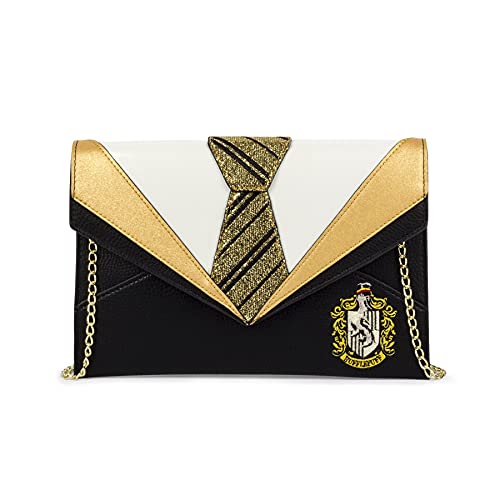 Pochette Poufsouffle Harry Potter Danielle Nicole petit sac à main uniforme jaune