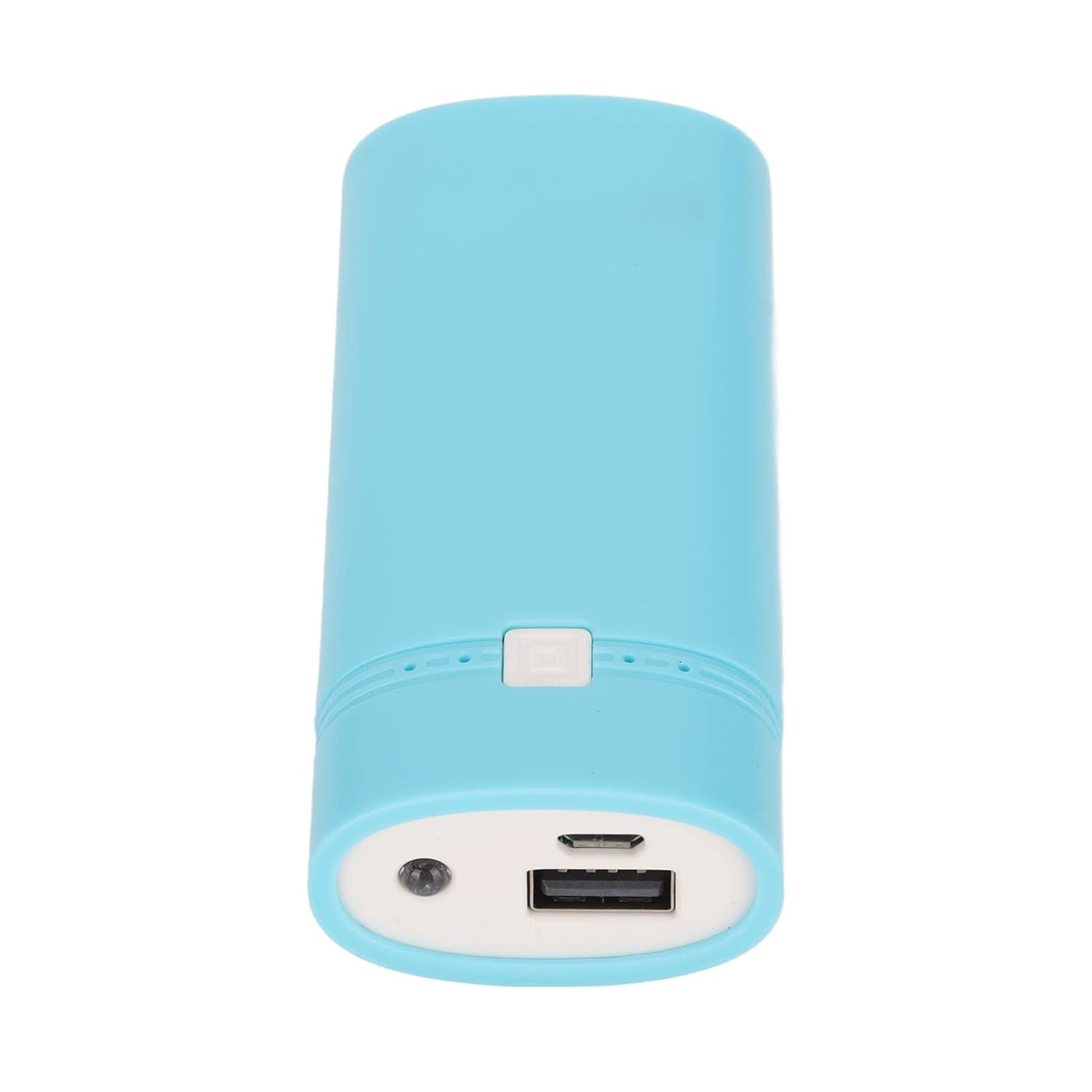 USB Power Bank Portable ABS Fashionable Lightweight 2x18650 DIY Power Bank Box for MP4 Blue