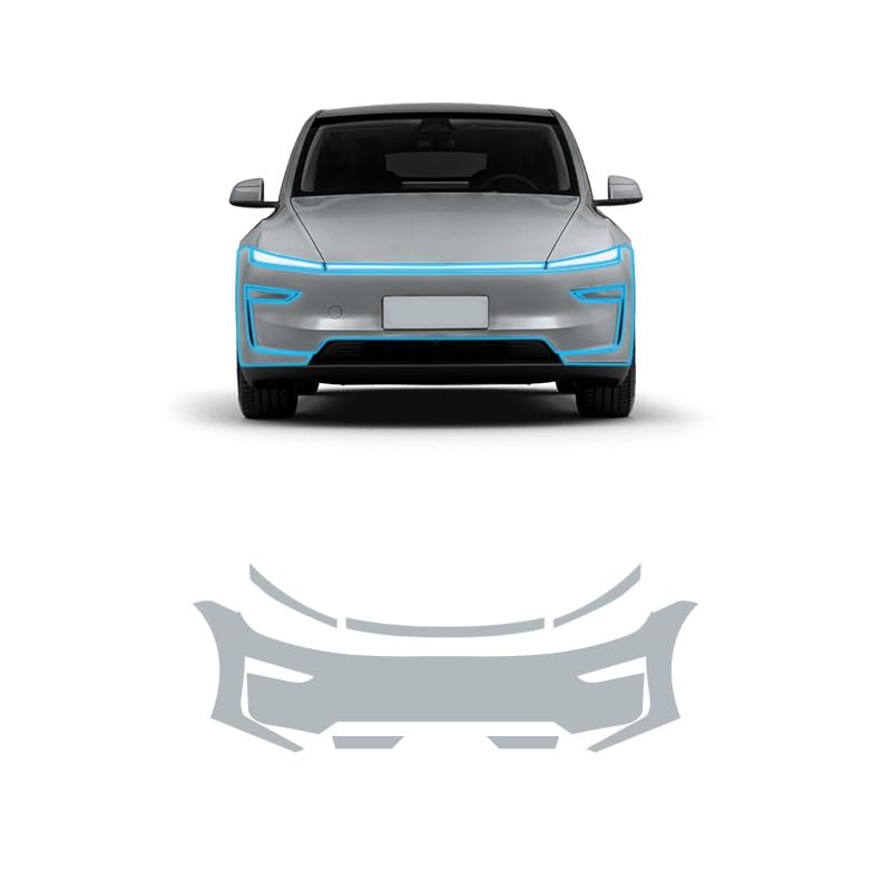 for 2025 2026 Model Y Juniper 8.5MIL TPU PPF Paint Protective Film Custom Fit Anti Scratch Self Healing Shield Guard Finishing Accessories for Bumper Headlight Fog Daytime Running Lights